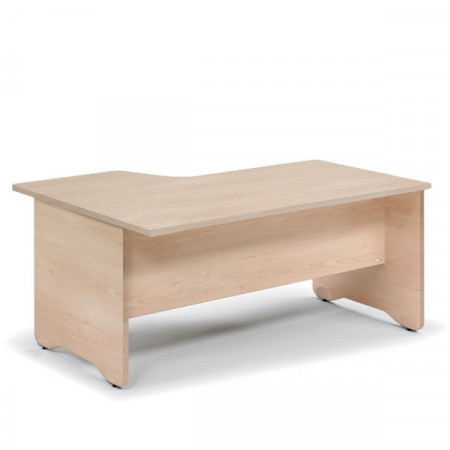 Bureau d’angle droit Hêtre 160x120x80 cm – Espace de travail pratique et design