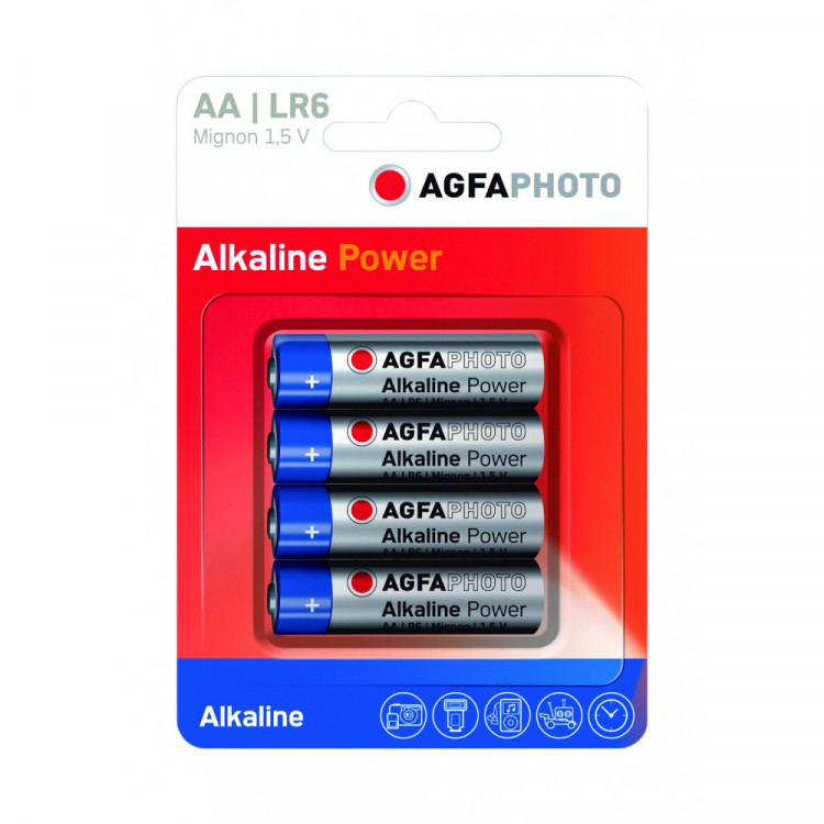 PILE RECHARGEABLE AA(LR6)X4 2000MAH