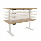 BUREAU ELECTRIQUE - HAUTEUR REGLABLE - 180CM CHÊNE