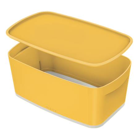 Boîte de rangement MyBox Cosy jaune