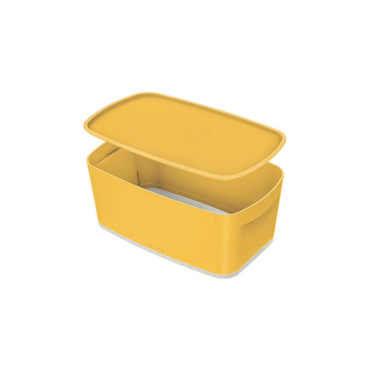 Boîte de rangement MyBox Cosy jaune