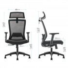 FAUTEUIL DE BUREAU "SINOPE-KINTANA"