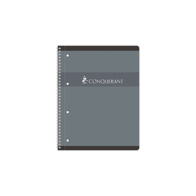 Cahier Conquérant spirale 4tr A4 160 pages 70G Q5/5 GRIS