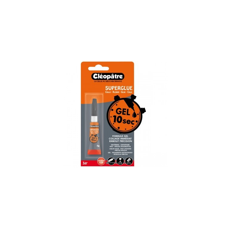 SUPERCLEOP COLLE GEL 3SEC 3 GR CLEOPATRE