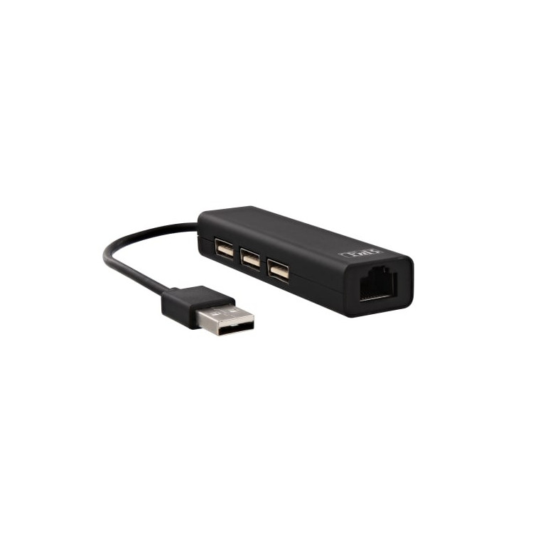 HUB 3 USB 2.0 + RJ45