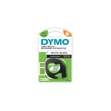 RUBAN DYMO LETRATAG PAPIER BLANC