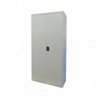 Armoire métallique portes battantes gris 100 x 45 x 200 cm