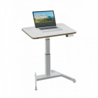 Bureau électrique compact 80x60x65-130 – Ergonomique et mobile