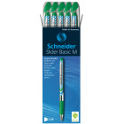 STYLO BILLE - SLIDER BASIC - M - EPAISSEUR DE TRAIT MOYEN - VERT