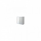 ARMOIRE BASSE 104*110*41.5 C.BLAN/R.BLAN