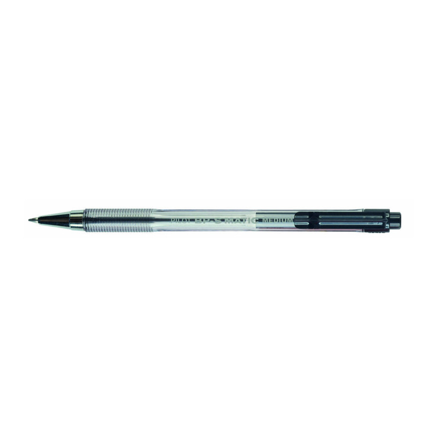 STYLO BILLE - BP-S MATIC RETRACTABLE - 0,7mm - EPAISSEUR DE TRAIT - ROUGE -  BuroStock Martinique