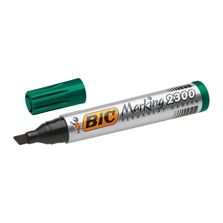 BIC Marqueur permanent Marking 2300 Ecolutions – Vert, pointe biseautée