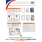 Urne électorale 1300 bulletins avec compteur – Plexiglass transparent et sécurisée