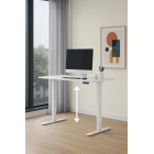 BUREAU ELECTRIQUE HAUTEUR REGLABLE 140CM BLANC