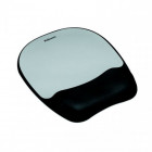 Tapis de souris avec repose-poignet Ergo Mouss' - Aluminium - Ergonomique