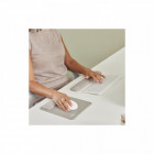 Repose-poignets Clavier Compact - Sable - Silicone Anti-bactérien - Ergonomique