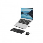 Support Ordinateur Portable Fellowes Alumia - Portable et Ergonomique - Aluminium Noir - Pour PC jusqu'à 15''