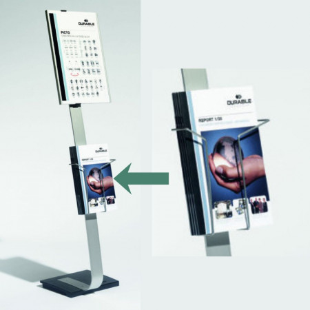 PORTE BROCHURE A4 POUR SUPPORT SUR PIED