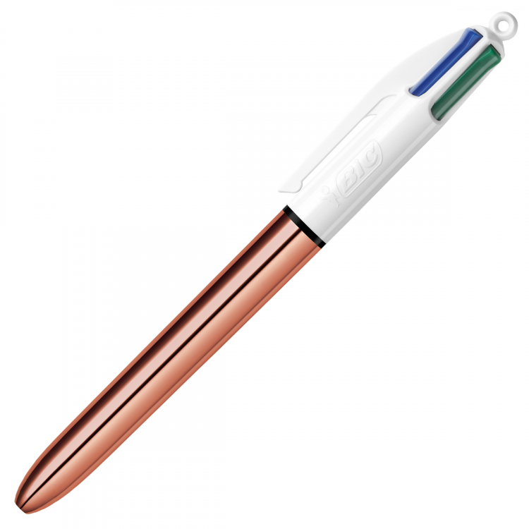 STYLO 4 couleurs SHINE PINK GOLD à l'unité