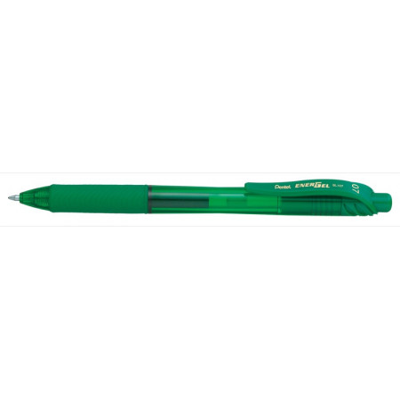 STYLO ROLLER ENCRE GEL - ENERGEL RETRACTABLE - 0,7mm - EPAISSEUR DE TRAIT VERT