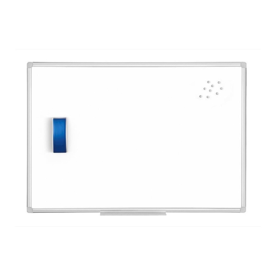 Tableau blanc effaçable à sec magnétique économique avec cadre en aluminium  96 x 48 po