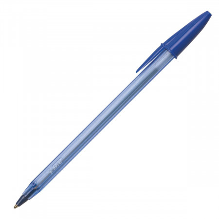 STYLO BILLE - BIC CRISTAL - 1,0mm EPAISSEUR DE TRAIT - BLEU