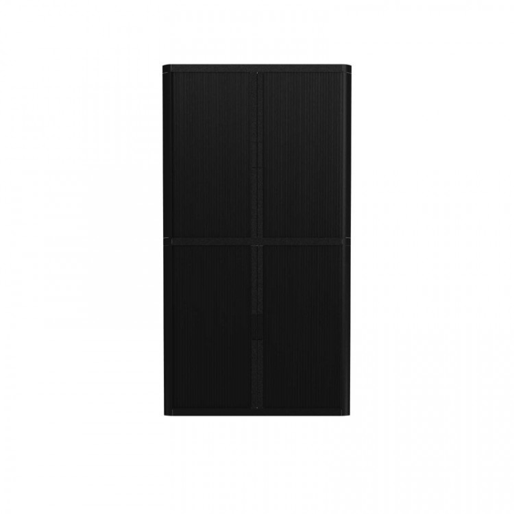 Armoire haute à rideaux 204 x 110 x 41,5 cm